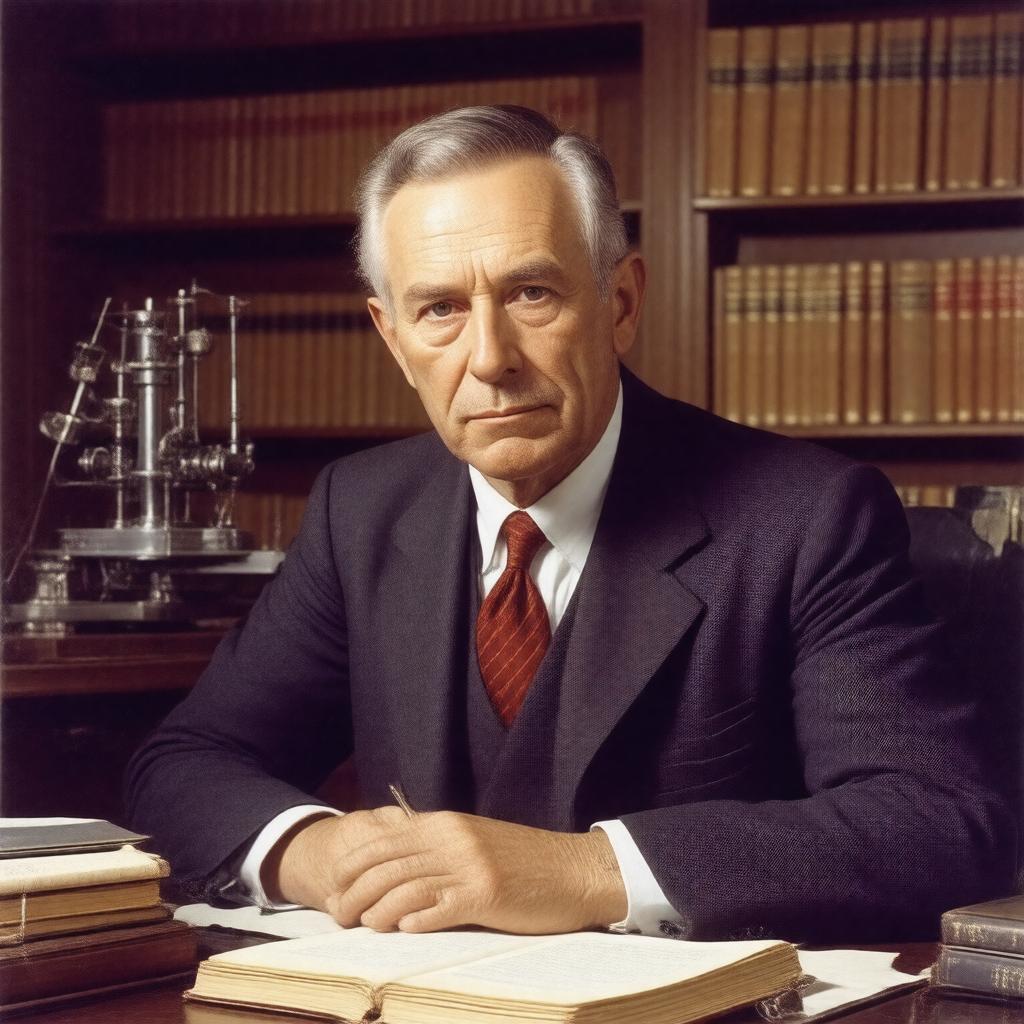 AI-created image of Percy Williams Bridgman