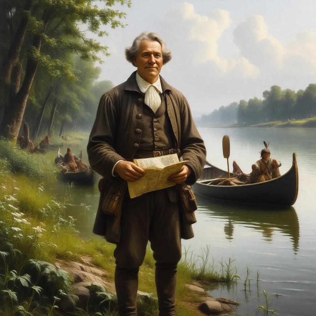 Click to view larger image AI-created image of Pere Marquette