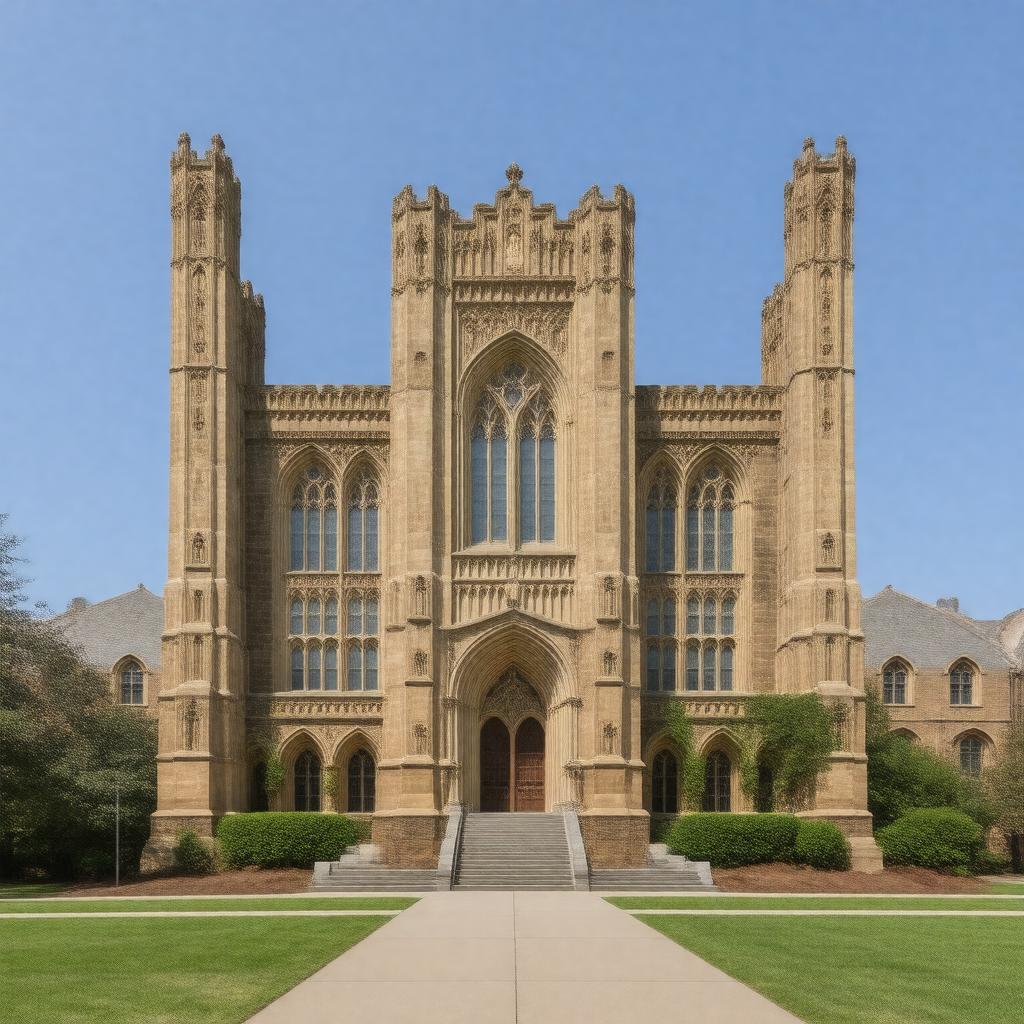 AI-created image of Perkins Hall
