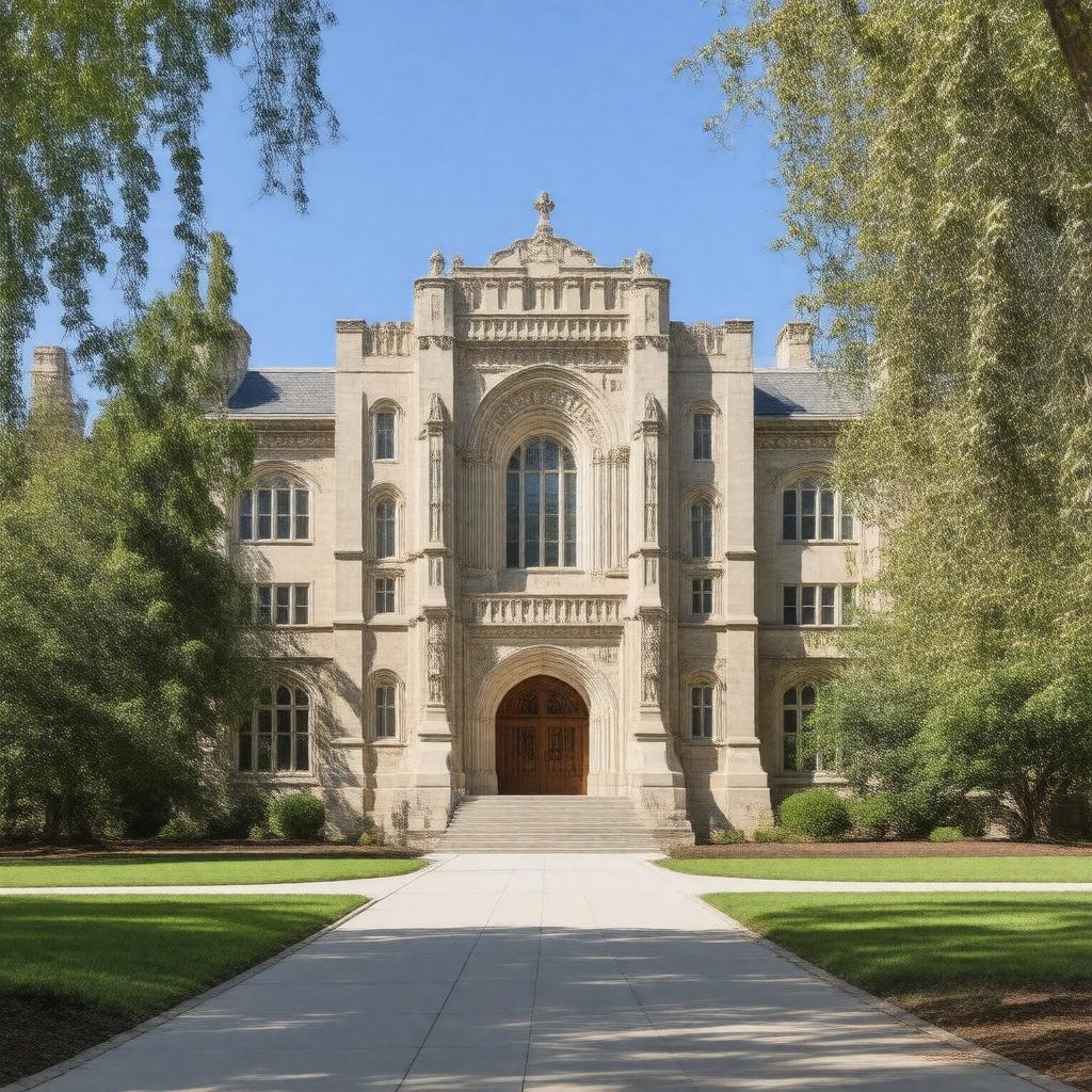 Click to view larger image AI-created image of Perkins Library