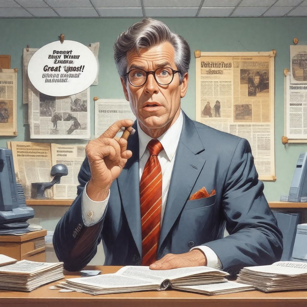 AI-created image of Perry White