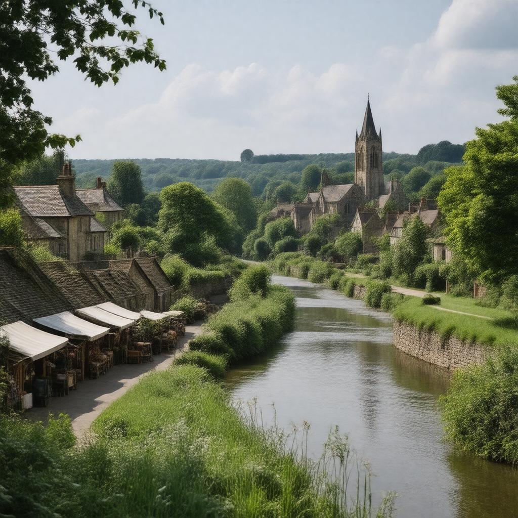 AI-created image of Pershore