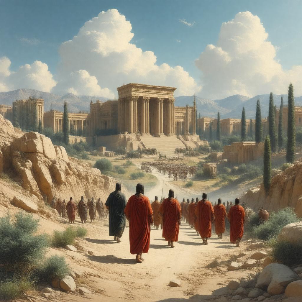 AI-created image of Persian Empire