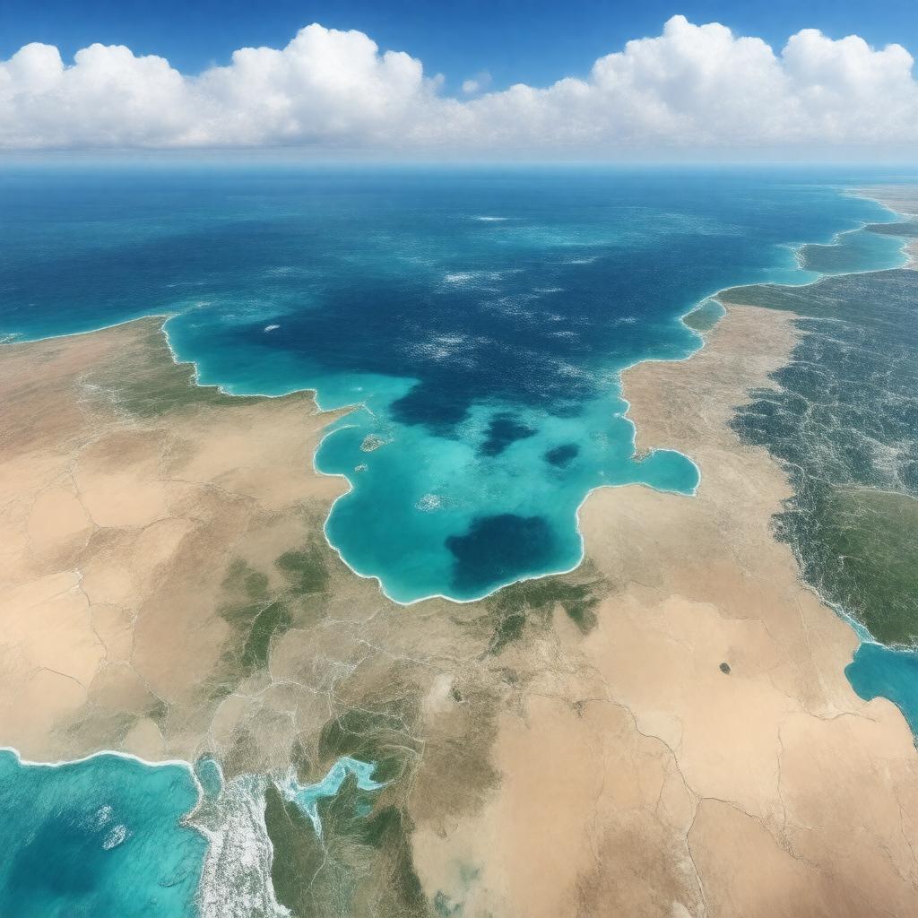 AI-created image of Persian Gulf