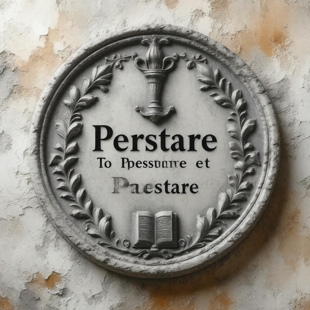 Click to view larger image AI-created image of Perstare et Praestare