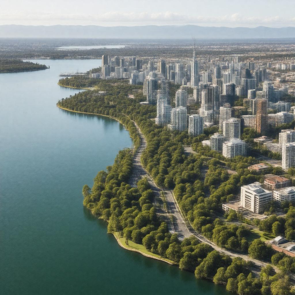 AI-created image of Perth, Australia