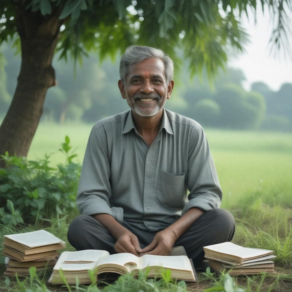 AI-created image of Perumal Murugan