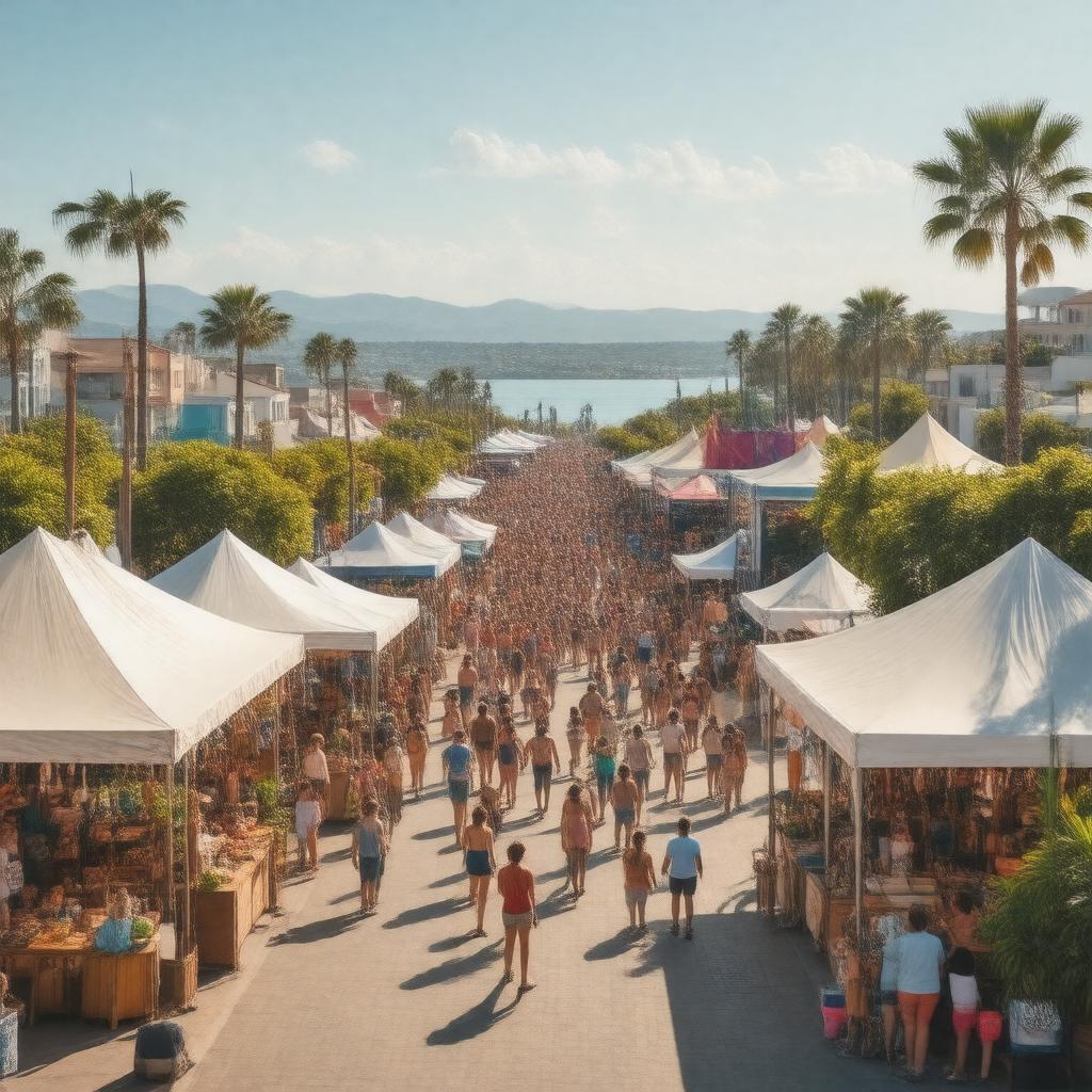 Click to view larger image AI-created image of Pescadero Arts and Fun Festival