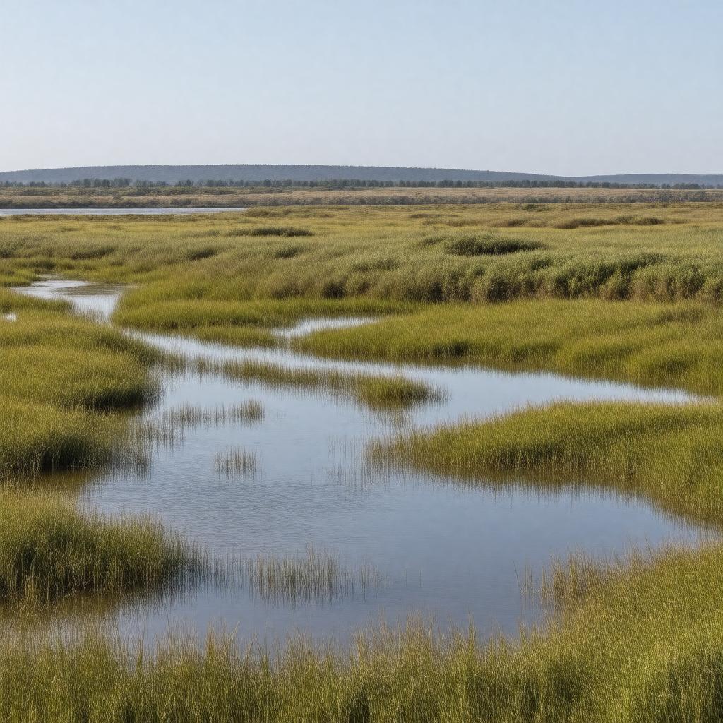Click to view larger image AI-created image of Pescadero Marsh