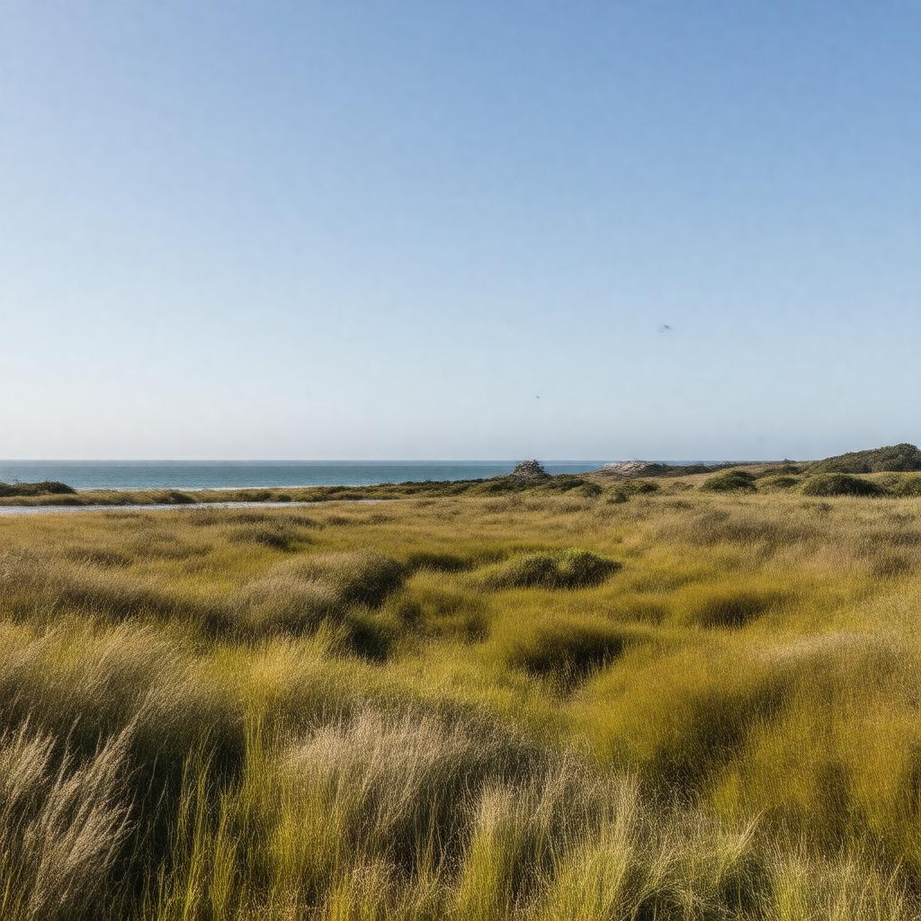 Click to view larger image AI-created image of Pescadero Marsh Natural Preserve