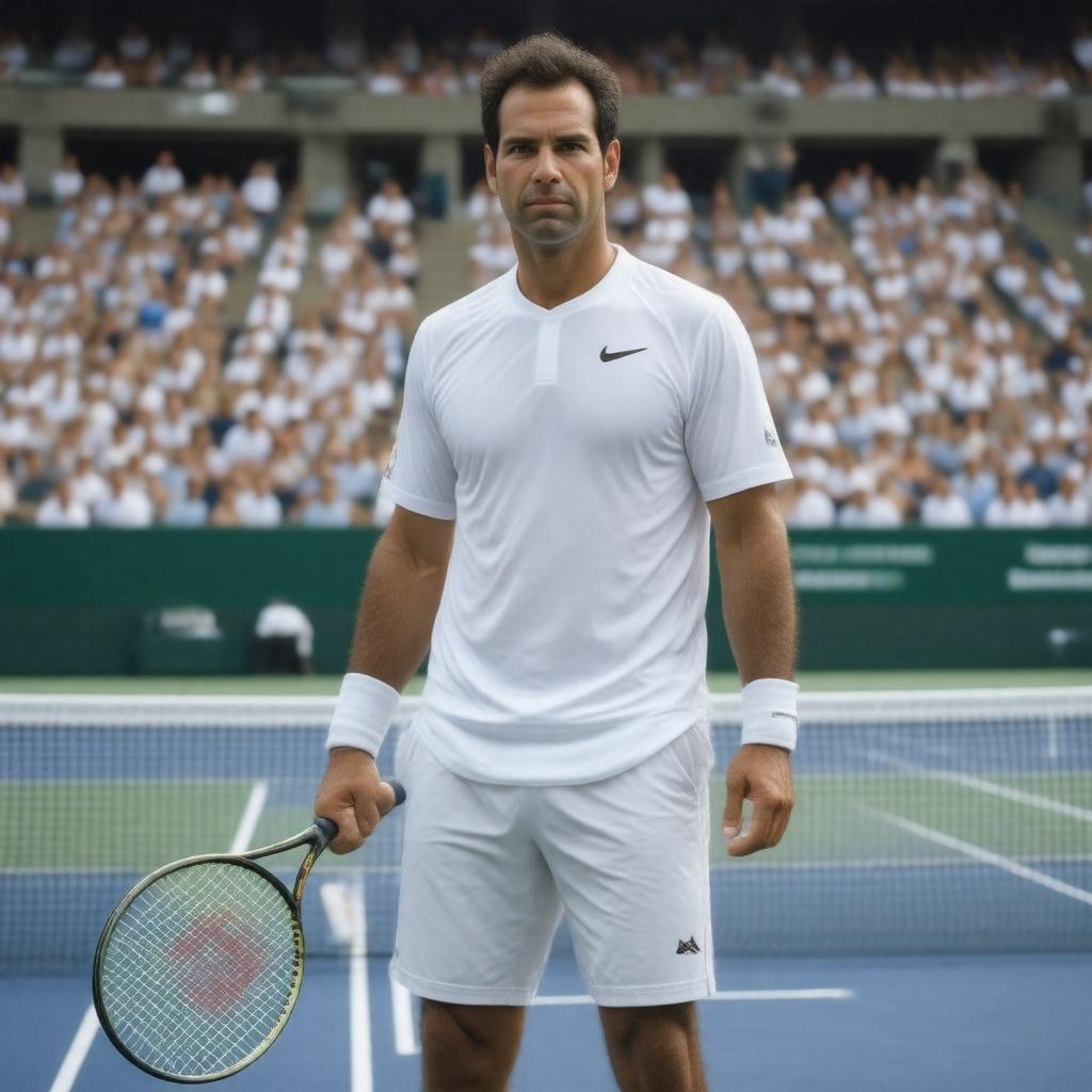 AI-created image of Pete Sampras