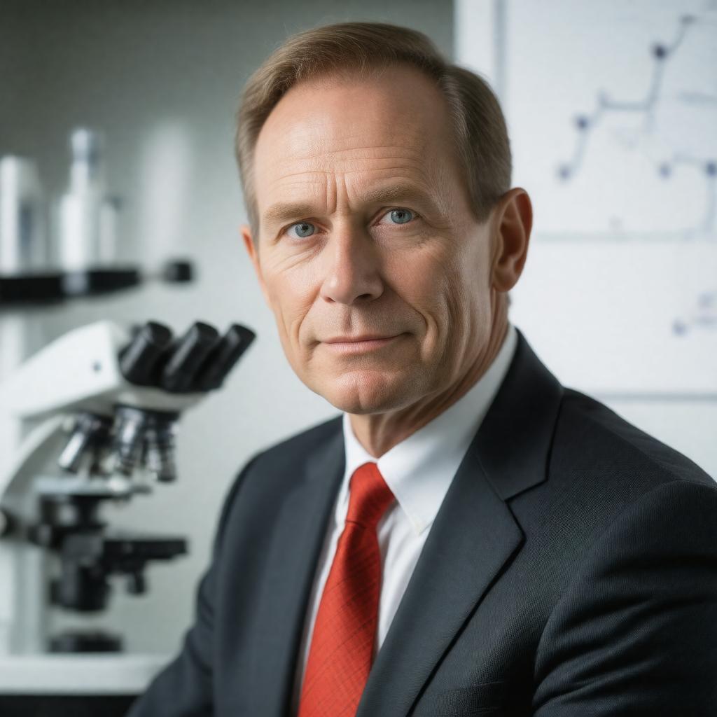 AI-created image of Peter Agre