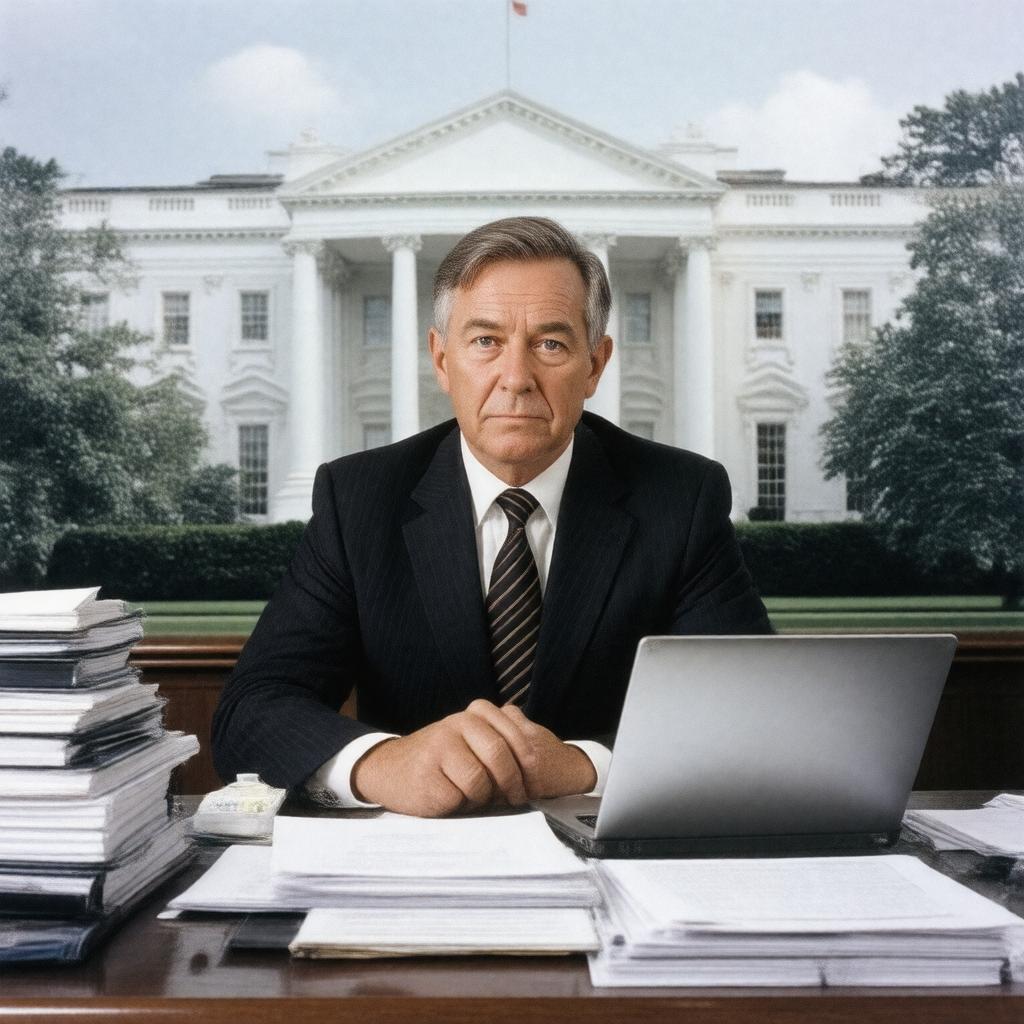 AI-created image of Peter Baker