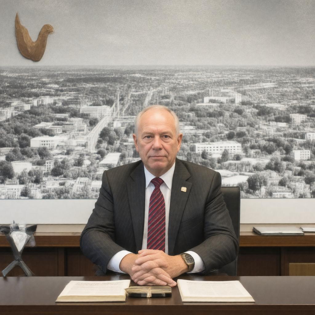 Click to view larger image AI-created image of Peter Barbey