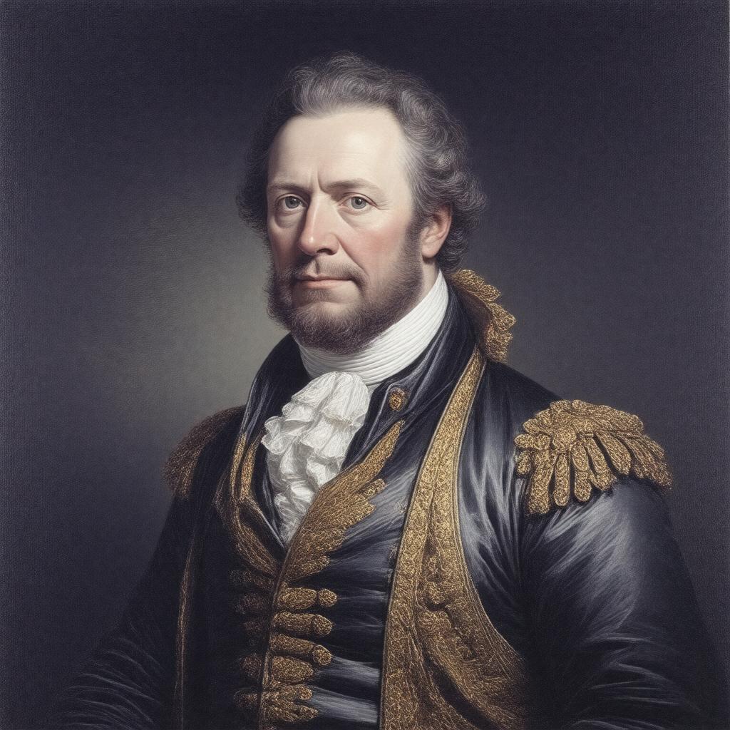 Click to view larger image AI-created image of Peter Clavering-Cowper, 5th Earl Cowper