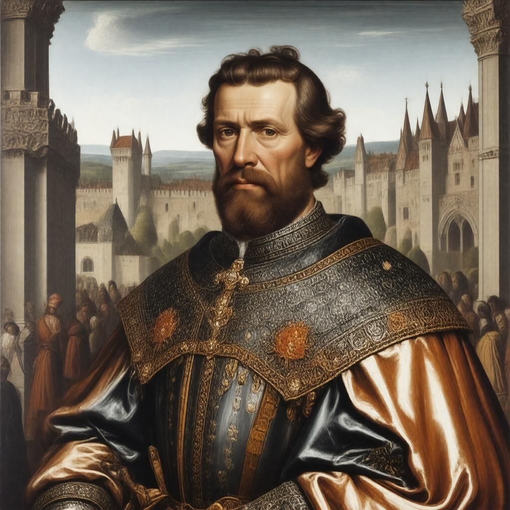 AI-created image of Peter, Count of Alençon