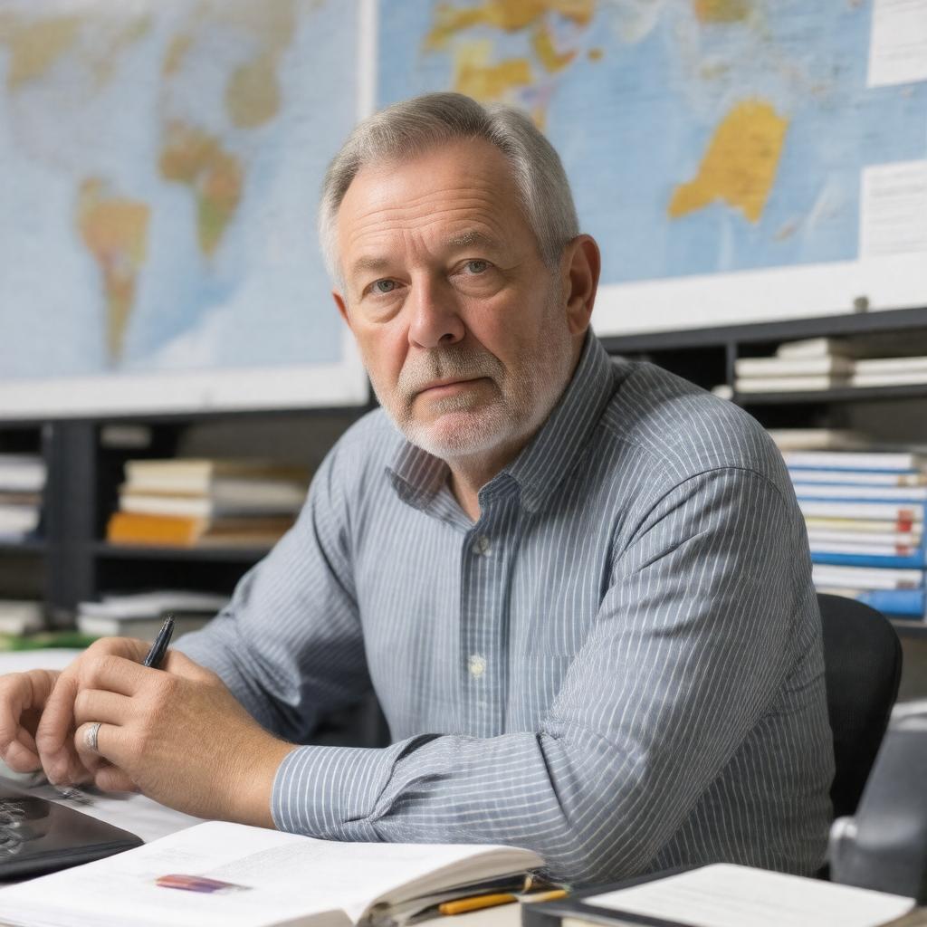 AI-created image of Peter Diggle