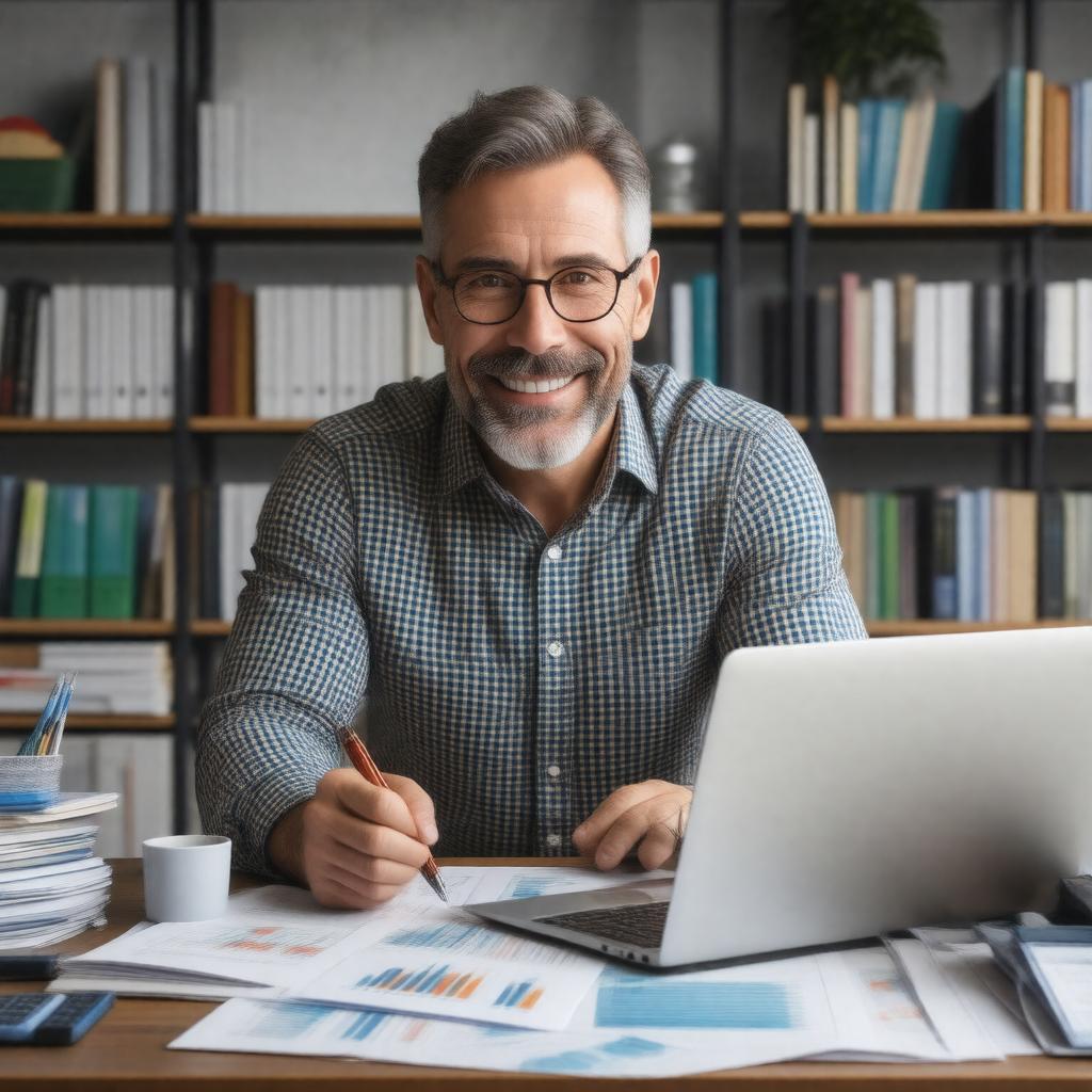 Click to view larger image AI-created image of Peter Dunn