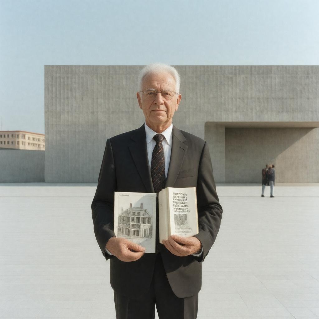 AI-created image of Peter Eisenman