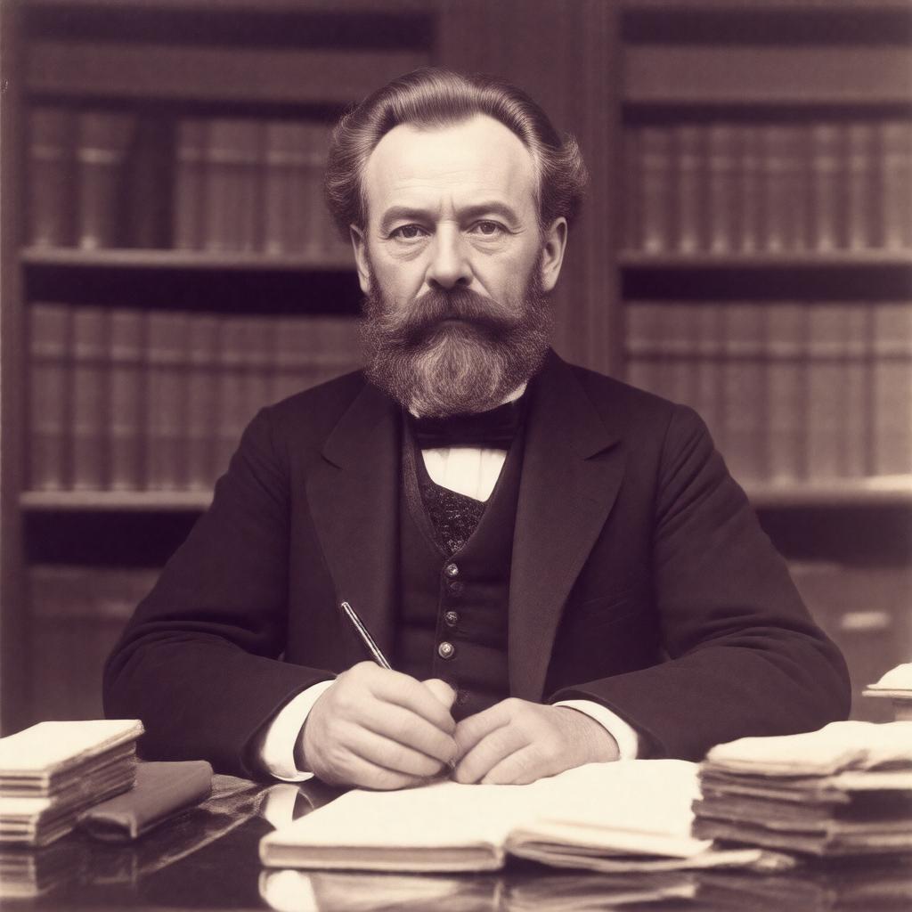 AI-created image of Peter Guthrie Tait