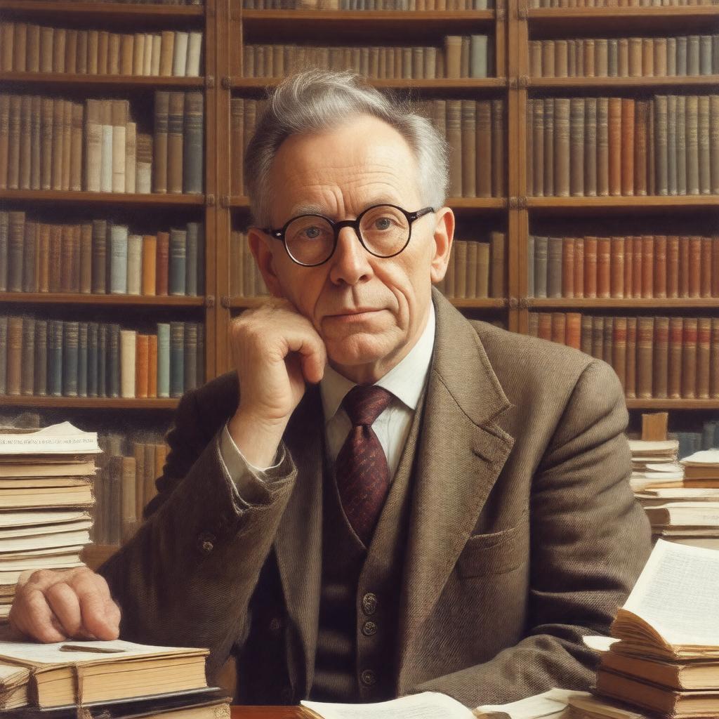AI-created image of Peter Hacker