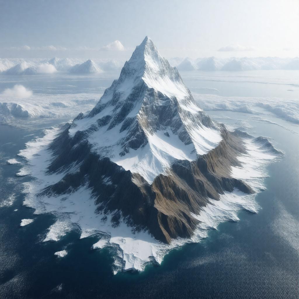 AI-created image of Peter I Island