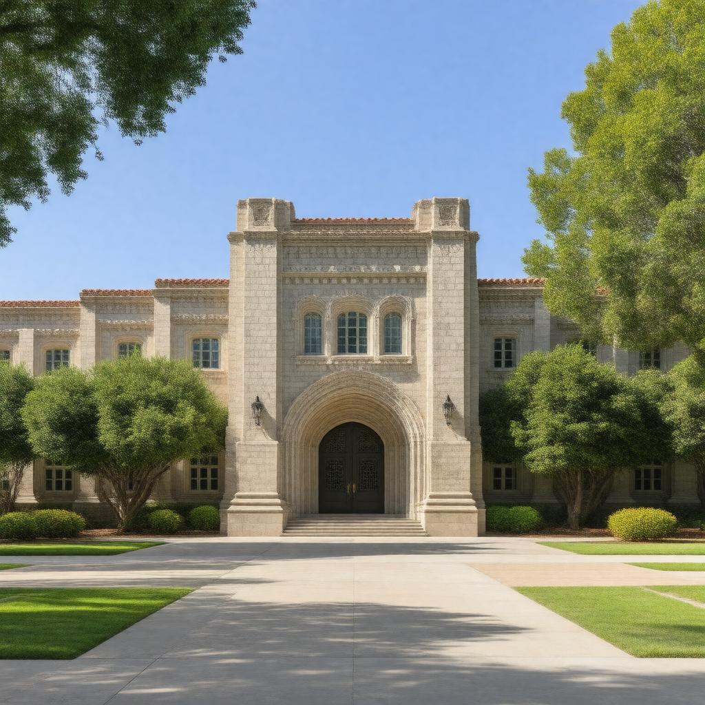 Click to view larger image AI-created image of Peter J. Shields Library