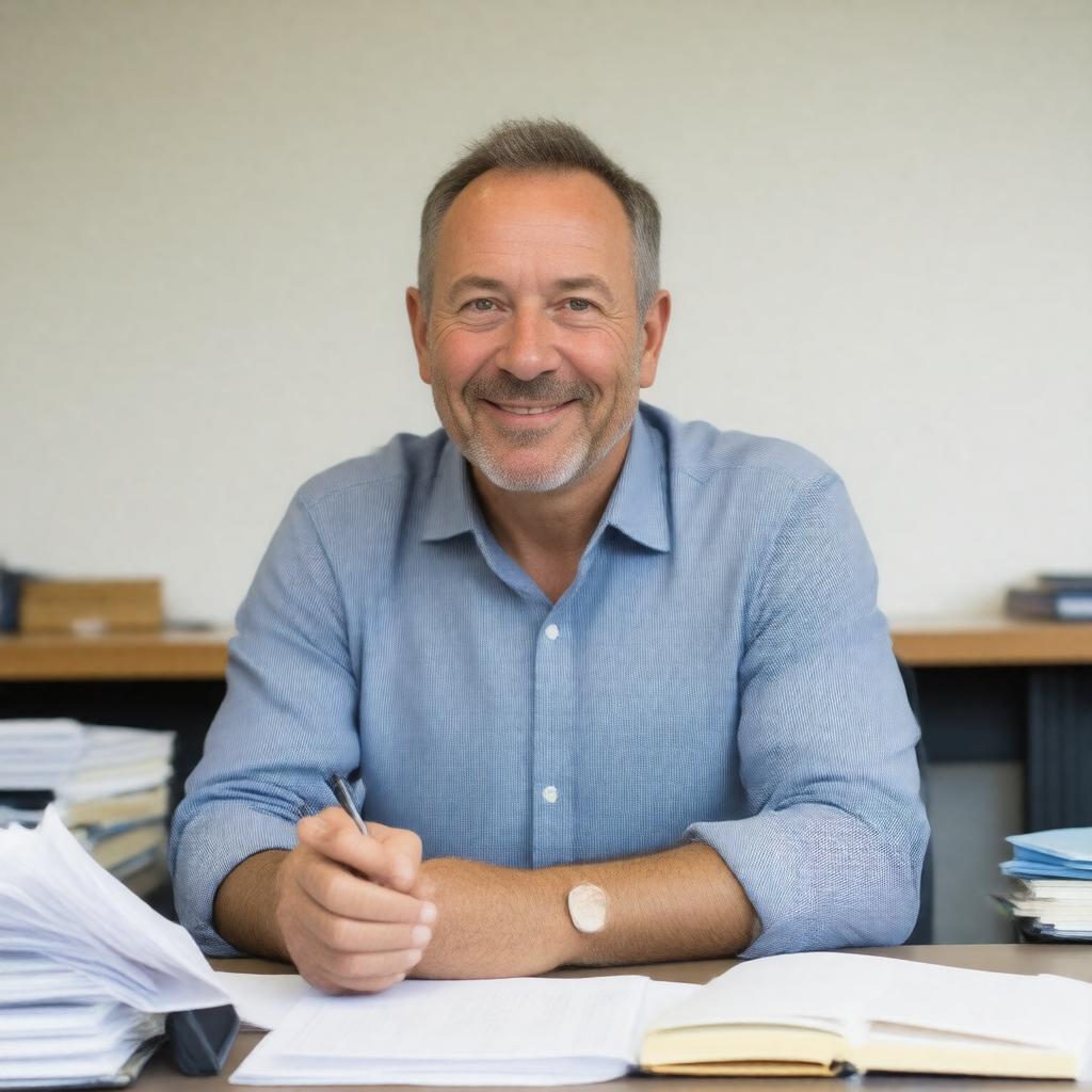 AI-created image of Peter James