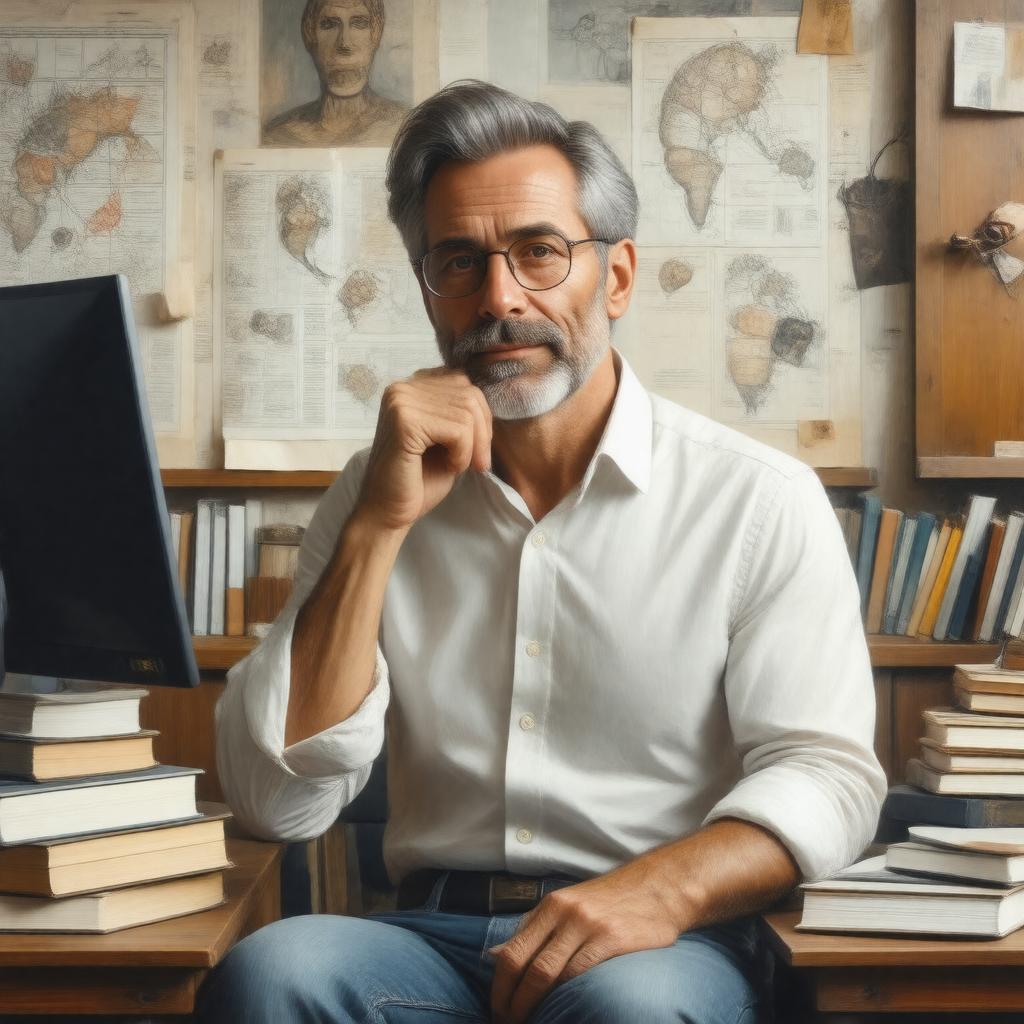 AI-created image of Peter Ludlow