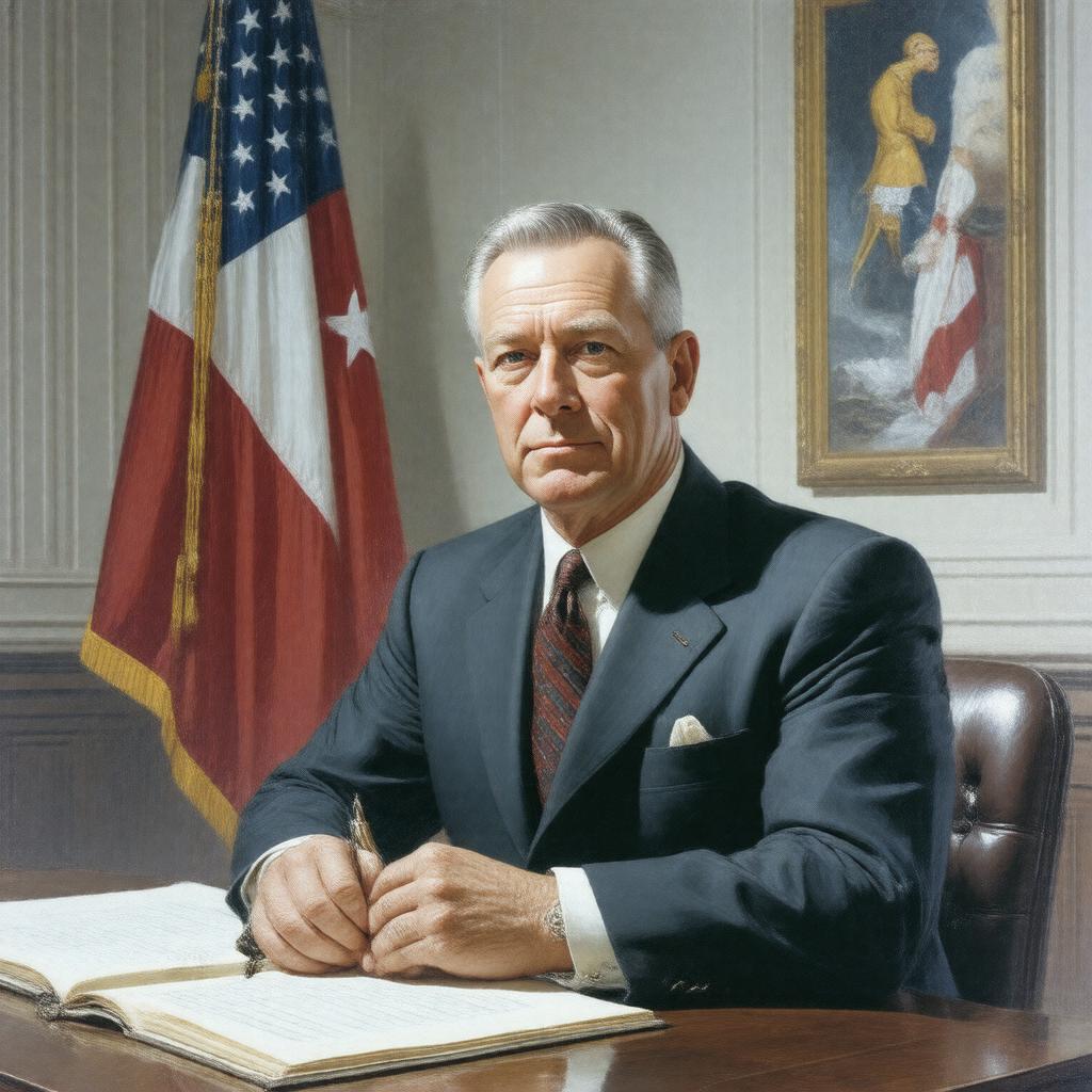 AI-created image of Peter M. Quarles