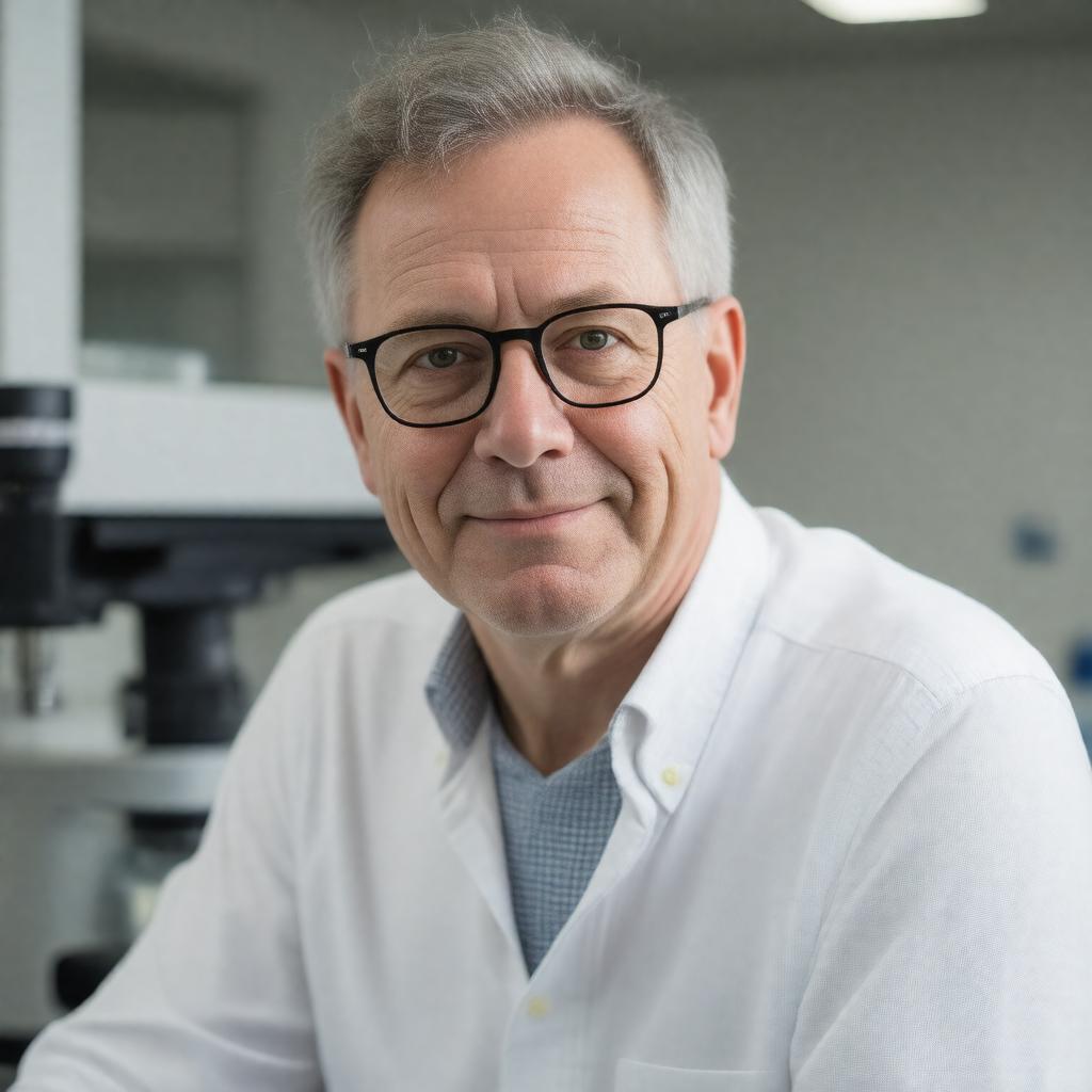 AI-created image of Peter Mansfield