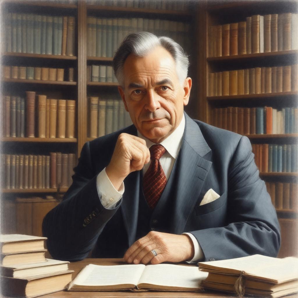 AI-created image of Peter Medawar