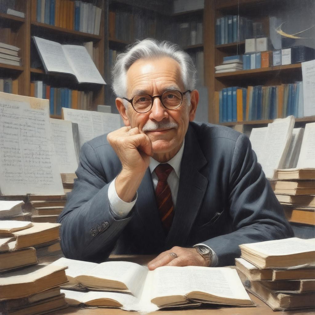 AI-created image of Peter Naur