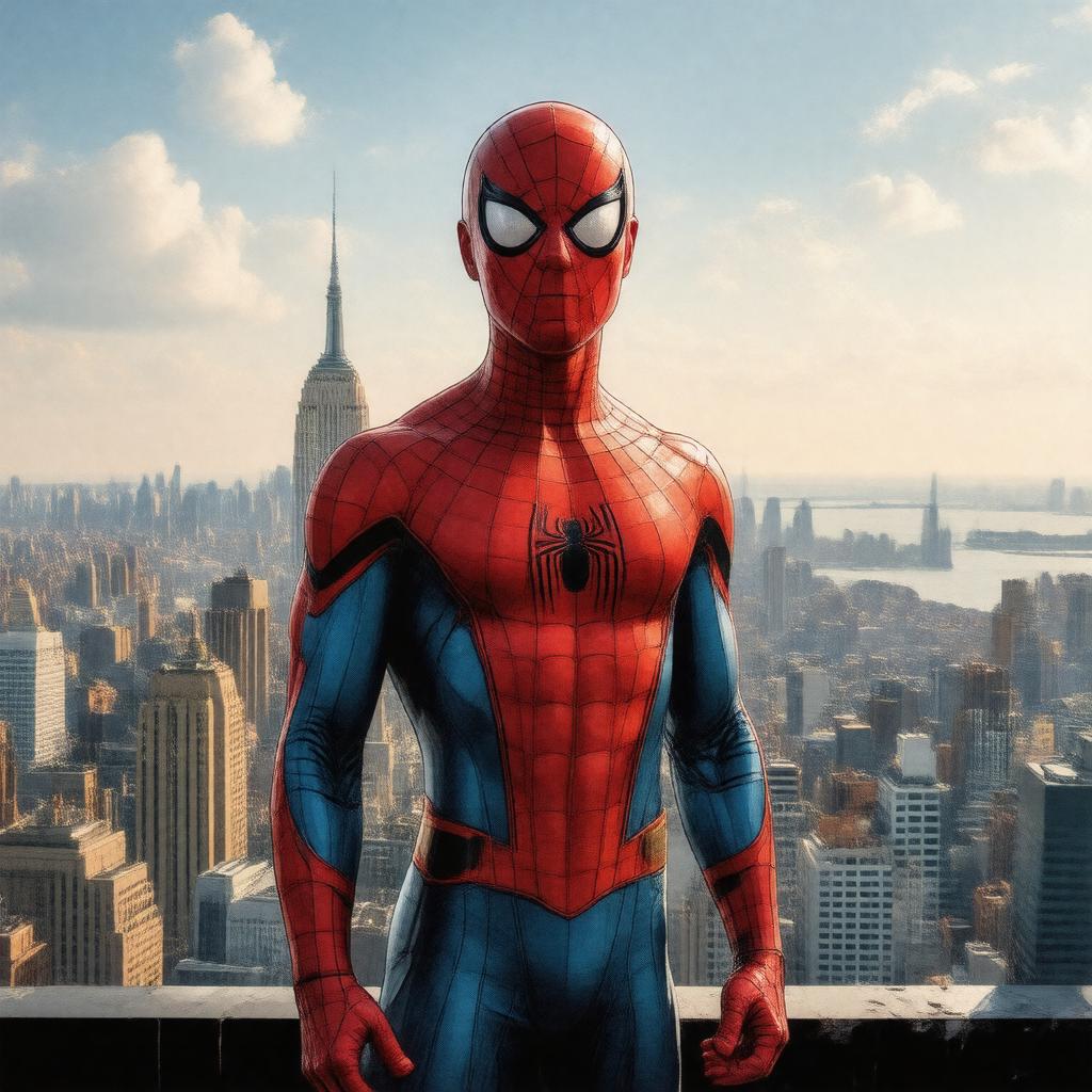 AI-created image of Peter Parker