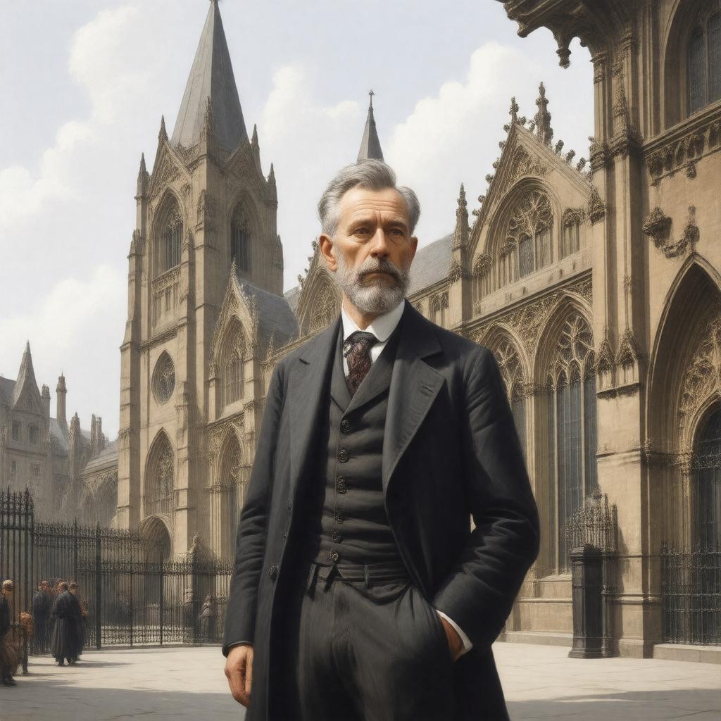 AI-created image of Peter Paul Pugin