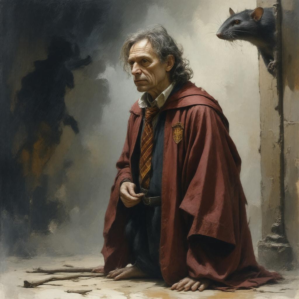 AI-created image of Peter Pettigrew