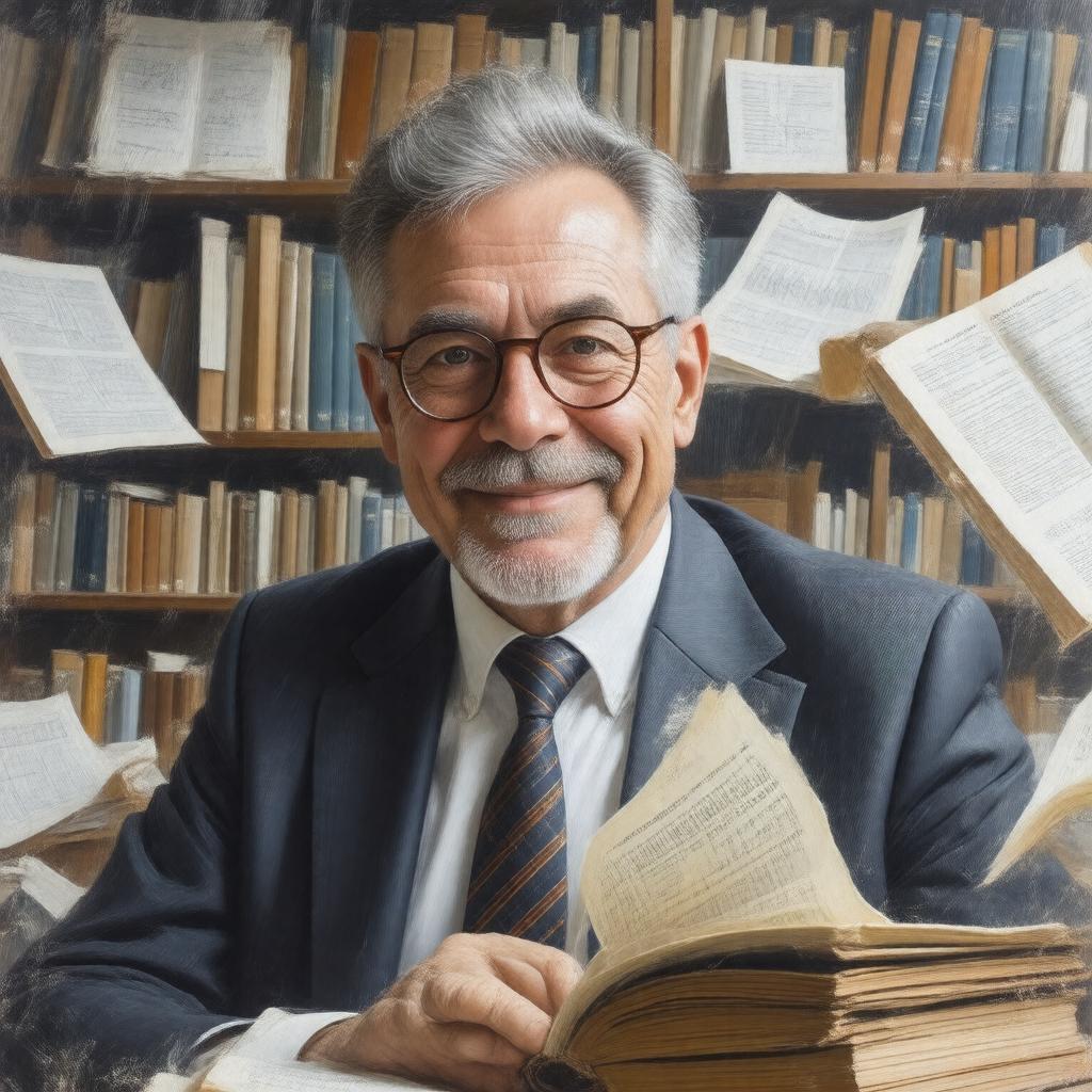 AI-created image of Peter Sarnak