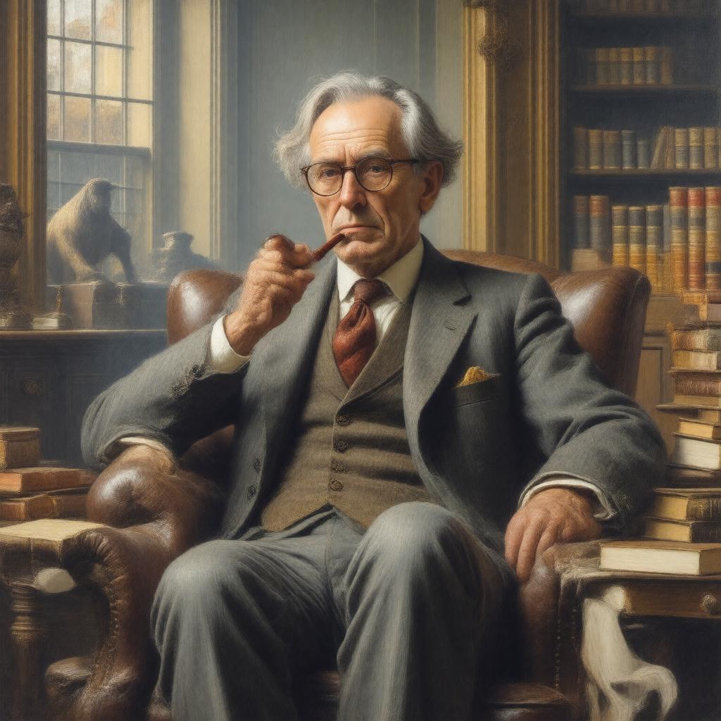 AI-created image of Peter Strawson