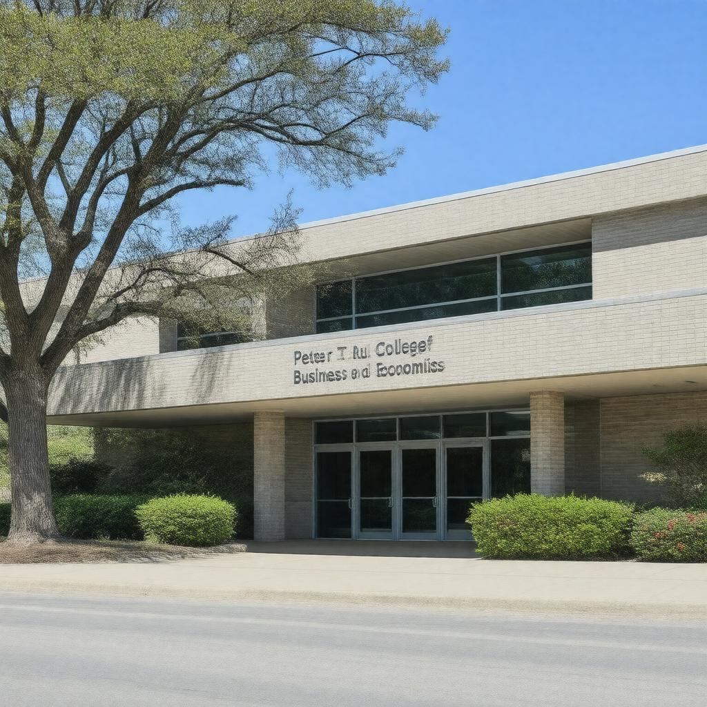 Click to view larger image AI-created image of Peter T. Paul College of Business and Economics