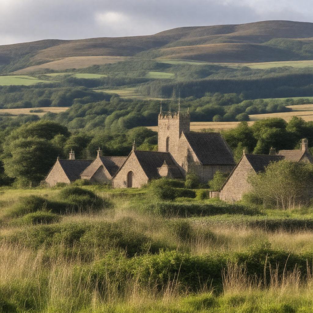 Click to view larger image AI-created image of Peter Tavy