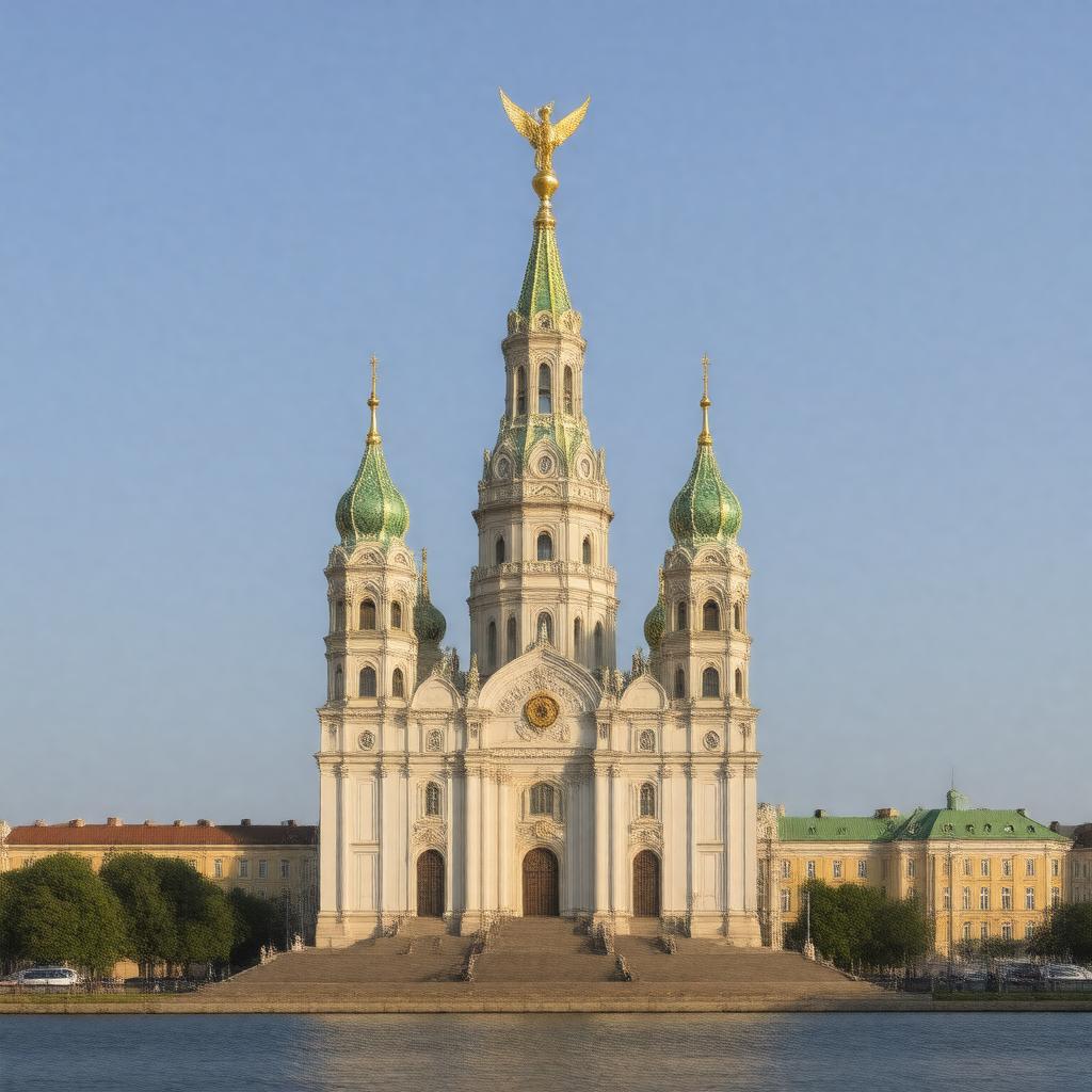 Click to view larger image AI-created image of Peter and Paul Cathedral, Saint Petersburg