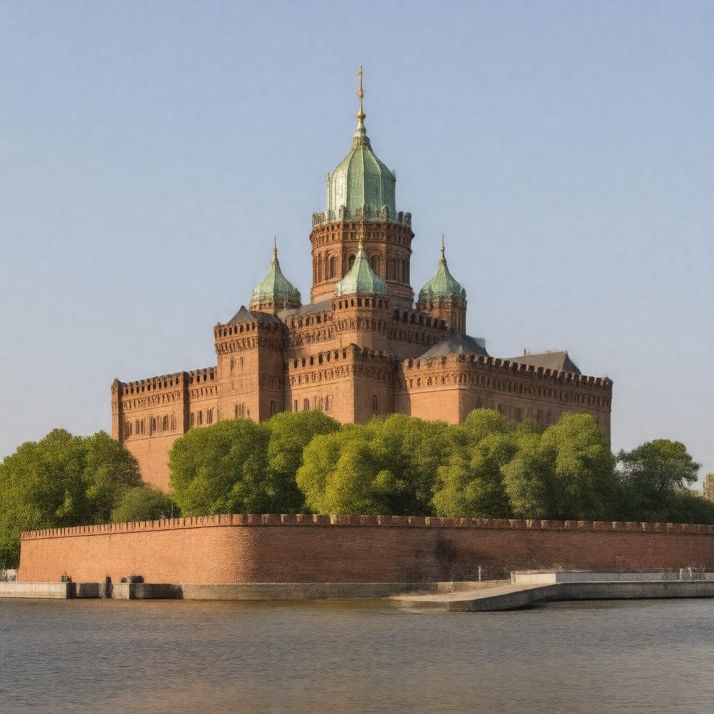AI-created image of Peter and Paul Fortress