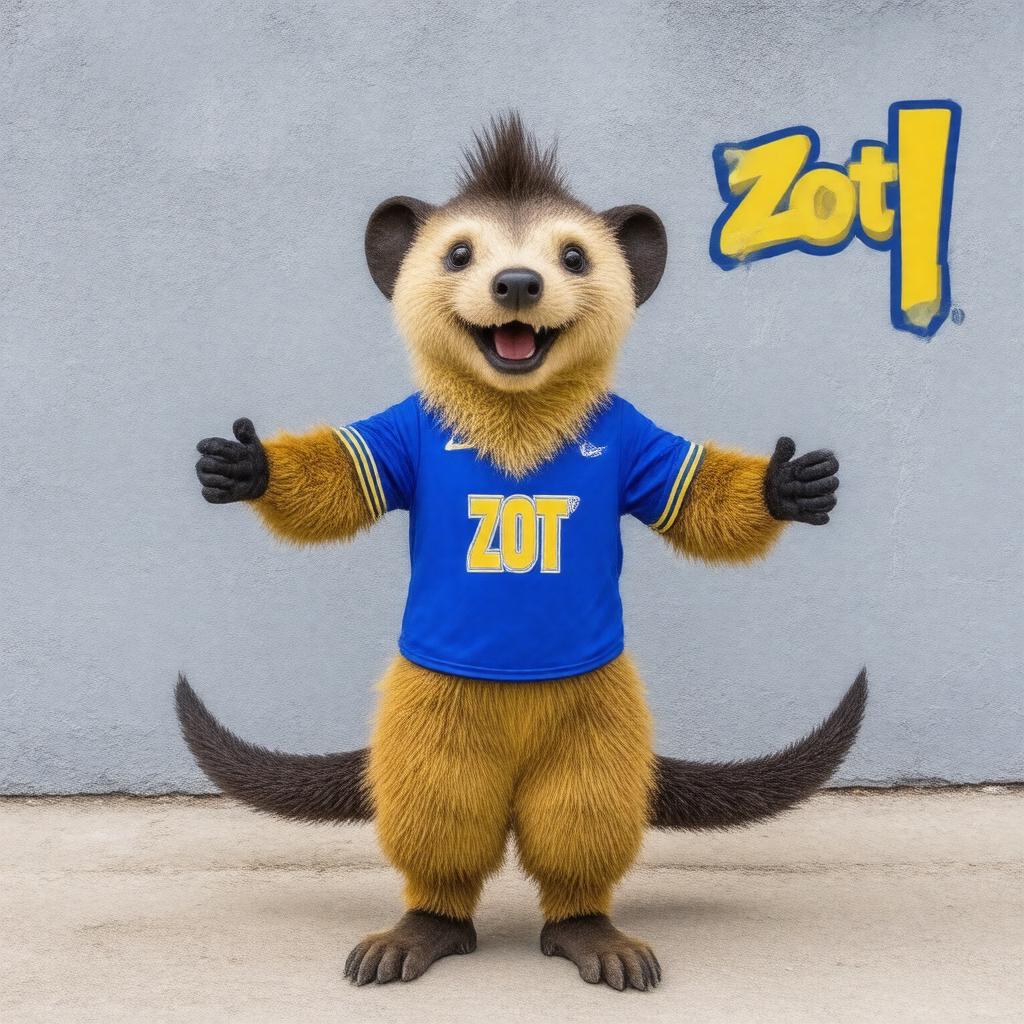 Click to view larger image AI-created image of Peter the Anteater