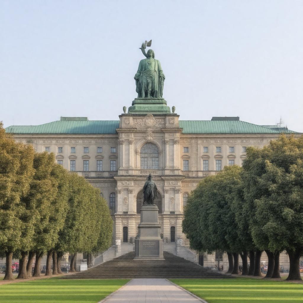 AI-created image of Peter the Great St. Petersburg Polytechnic University