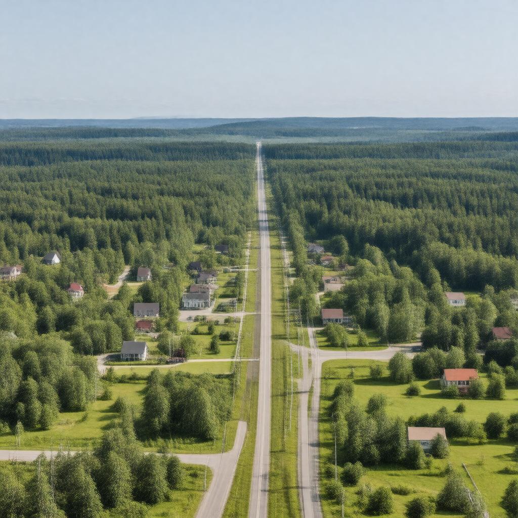 AI-created image of Peterborough (part)