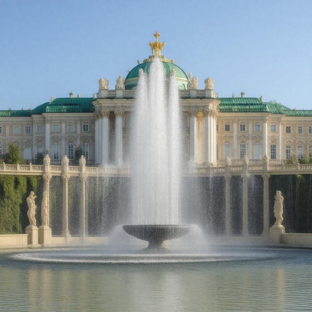 AI-created image of Peterhof Palace