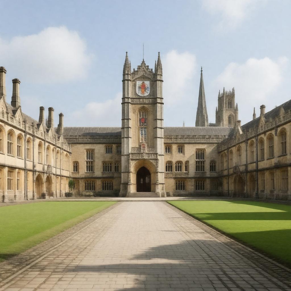 AI-created image of Peterhouse College