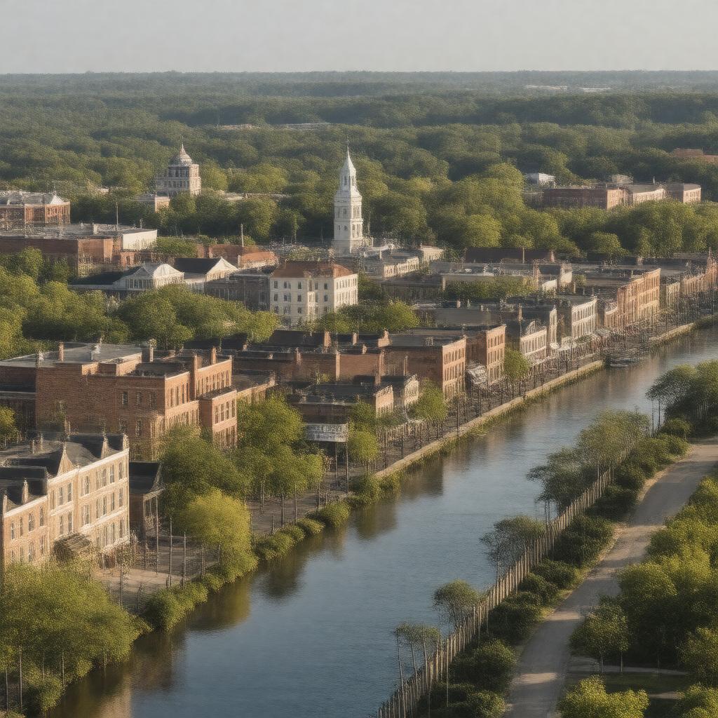 AI-created image of Petersburg