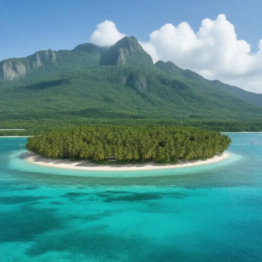 AI-created image of Petit St. Vincent