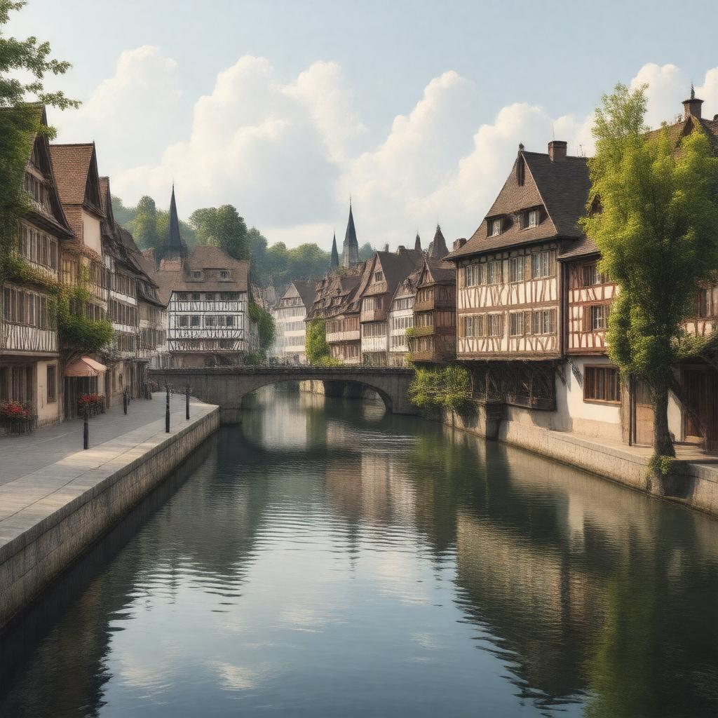 AI-created image of Petite France